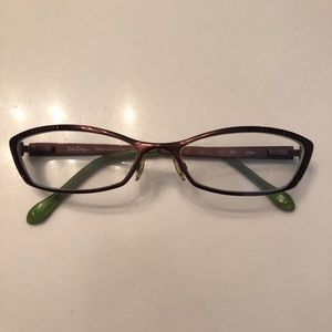 Lilly Pulitzer glasses.